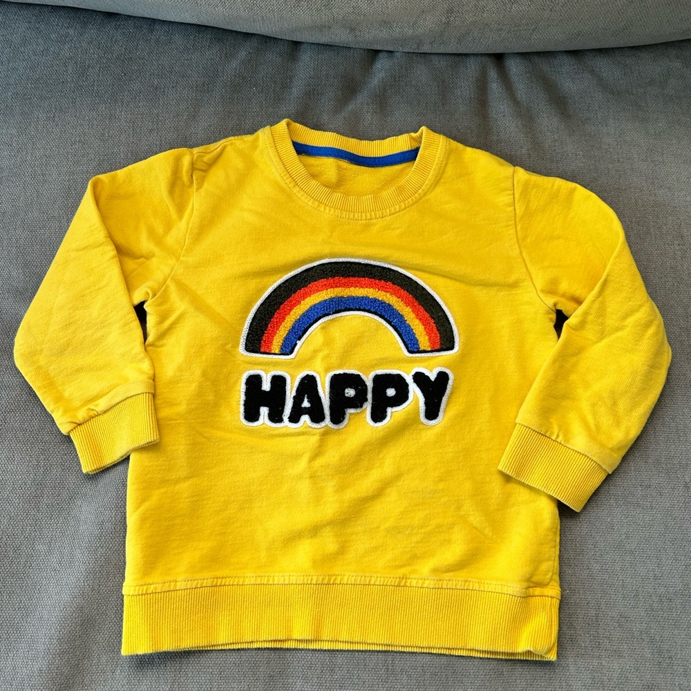 Happy Rainbow Cotton Sweatshirt 5yrs